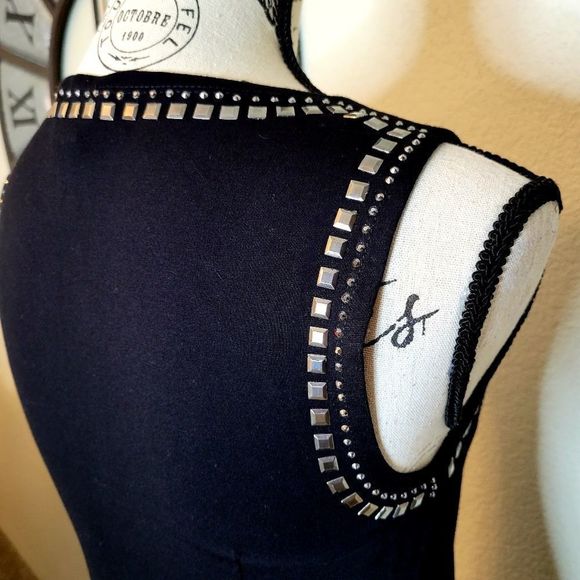 Carmen Marc Valvo Balck Cocktail Dress Size XS - Picture 7 of 13